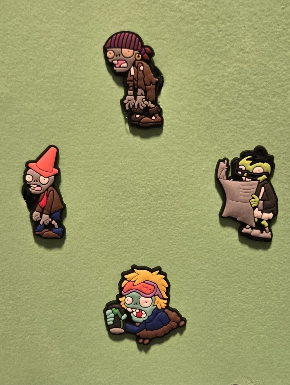 Plants vs Zombies Zombie Croc Jibbitz Charm Set